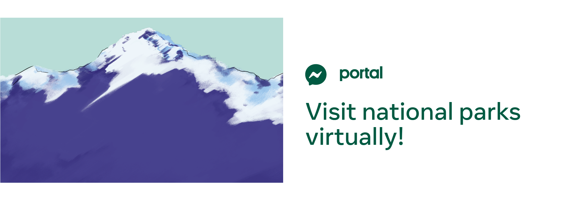 Visit national parks virtually illustration
